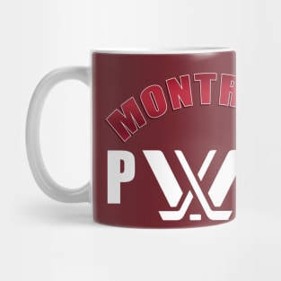 Montreal PWHL white color Mug